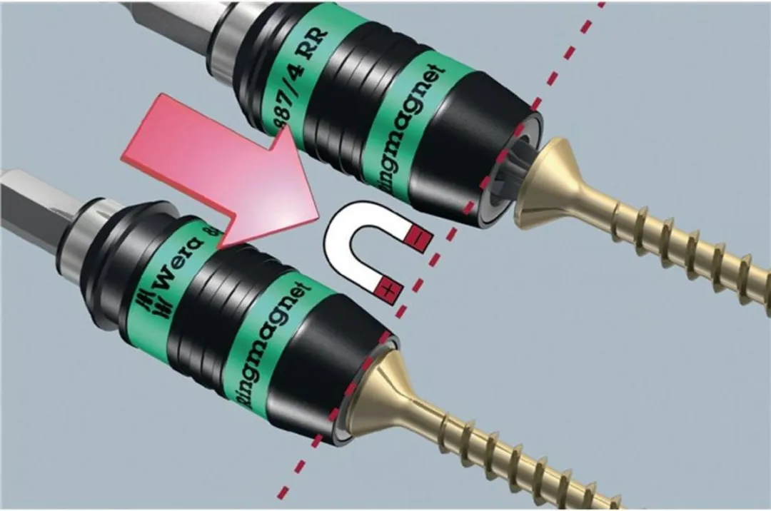 Wera 1609512 Bithouder Ringmageneet 1/4" 57mm