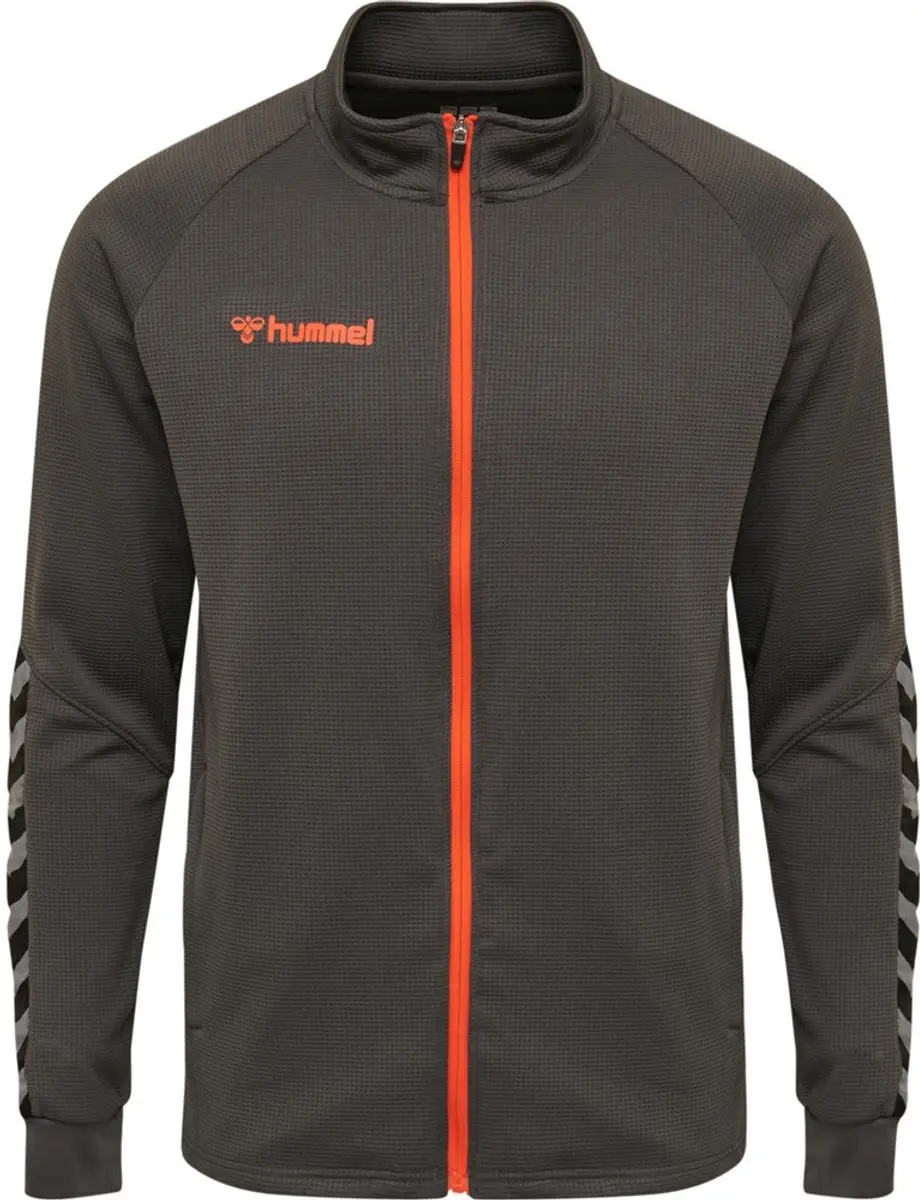 hummel hmlAUTHENTIC Kinderjas Zip Poly - 116 - Grijs - afbeelding 2 van 3