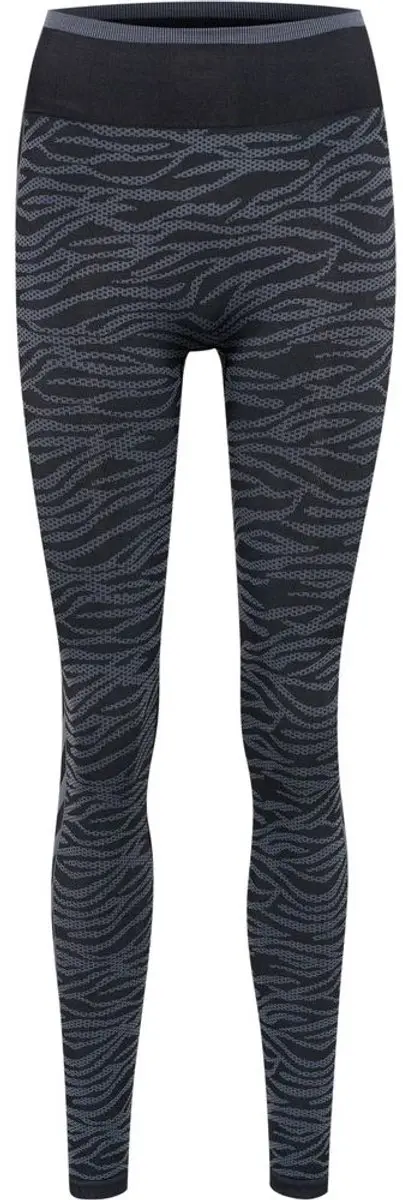 Hummel MT Saga Dames Legging - Black/Asphalt Melange - afbeelding 3 van 3