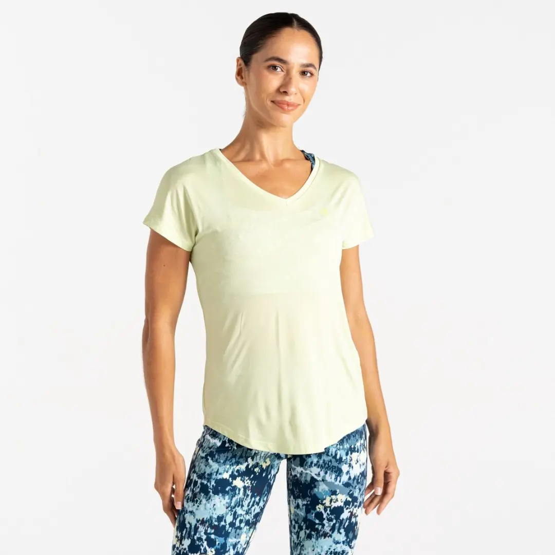 T-shirt Korte Mouwen Hiking Dames Ademend