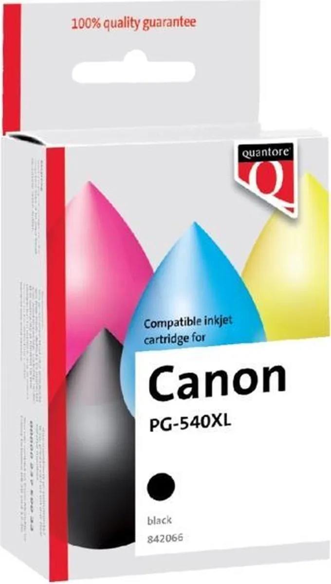 Quantore Canon PG-540XL Inktcartridge - 600 pagina's - Zwart