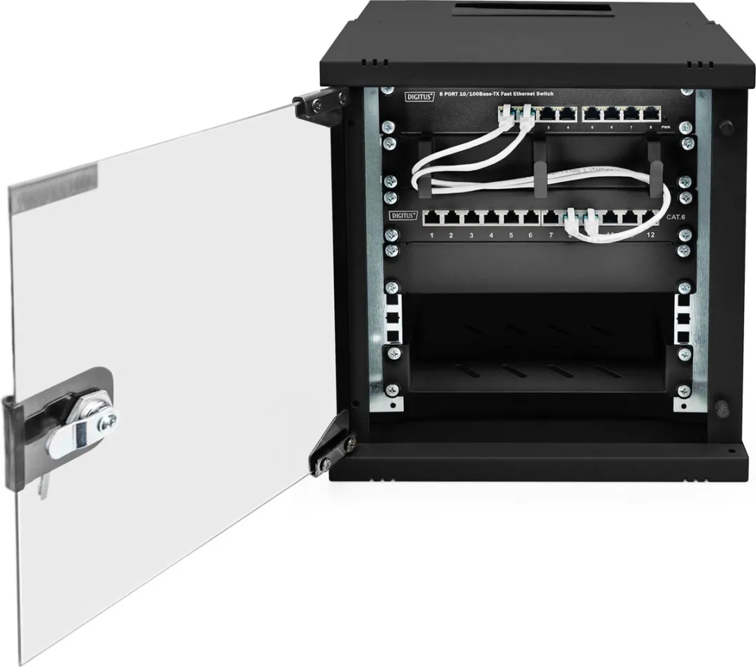 Digitus DN-49101 Wandrek 6U - Zwart