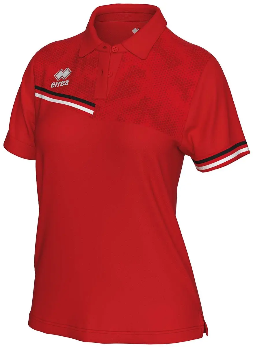 Errea Eden Polo Dames - Rood - M - afbeelding 6 van 6