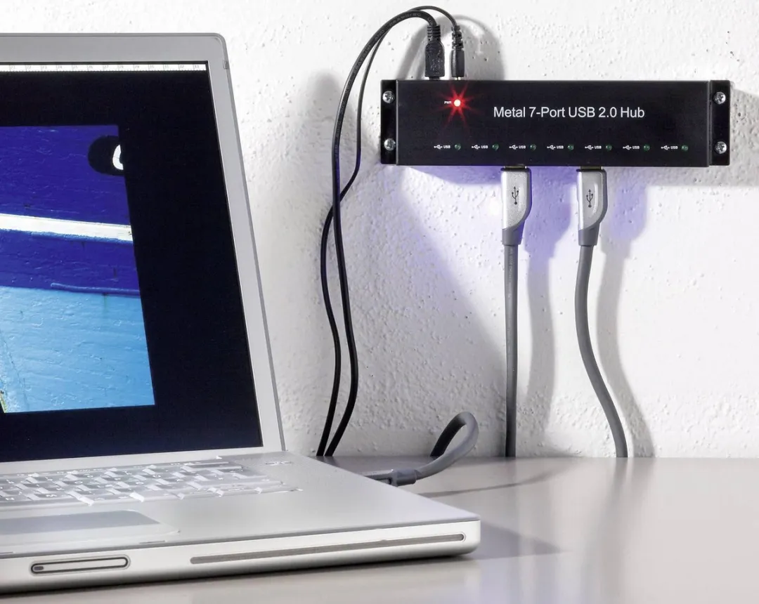 Renkforce RF-4791678 USB-hub 7 Poorten USB-A - Zwart