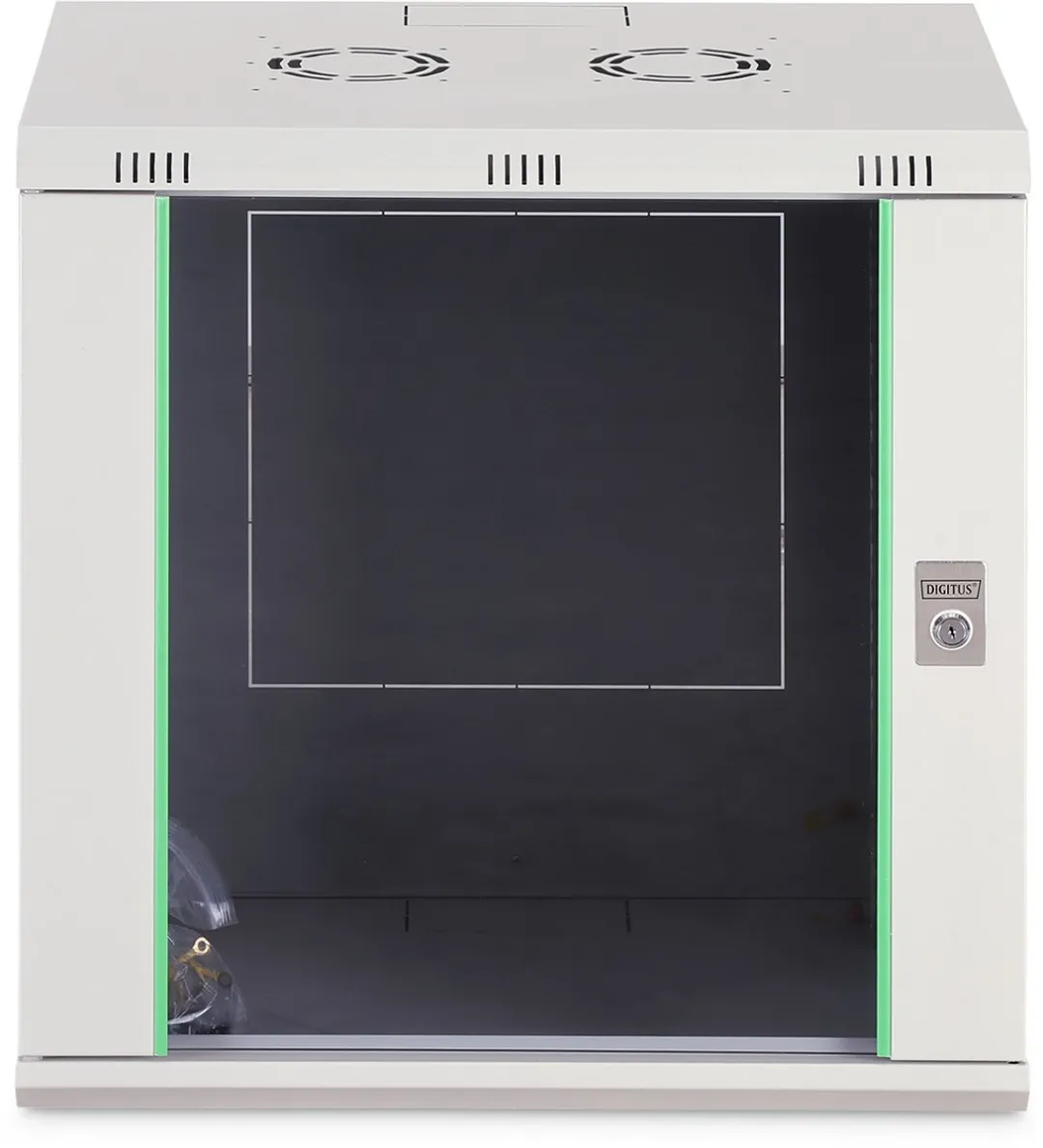 Digitus DN-19 12-U-EC Wandrek 19" - Grijs-wit