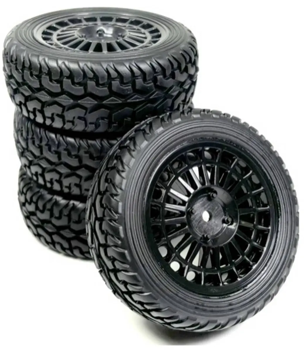 Absima 1:10 Rallywagen, Toerwagen Rally Street Complete wielen Rally, Street Zwa
