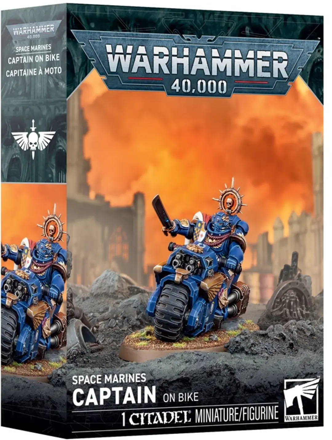 Games Workshop Space Marines Captain on Bike