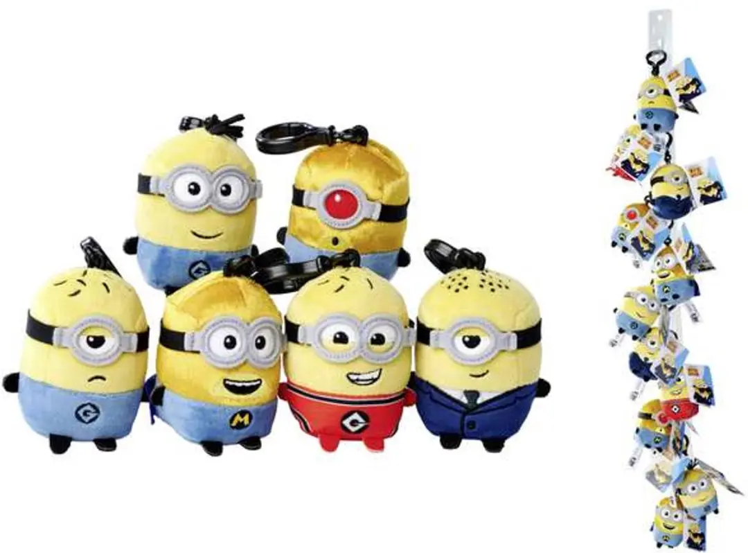 Simba Toys plush Universal Mini Minion sleutelhanger