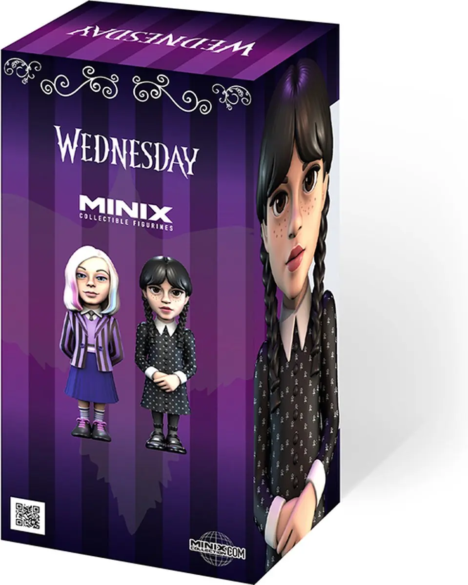 Minix TV Series #113 Wednesday Addams Figuur - 12cm - afbeelding 4 van 6