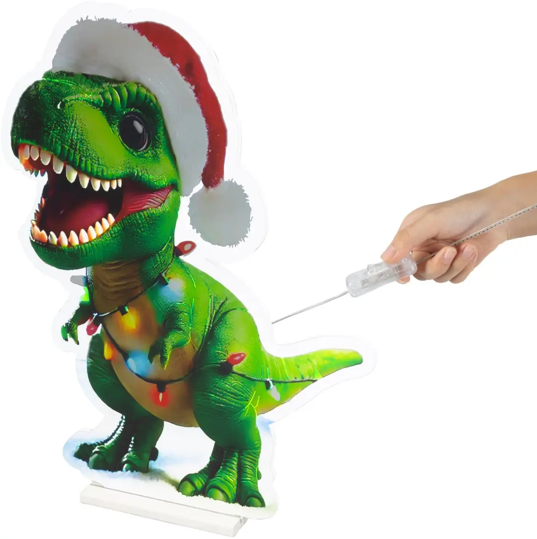 Lumineo Infinity Lights Dinosaurus Kerstmuts 76cm