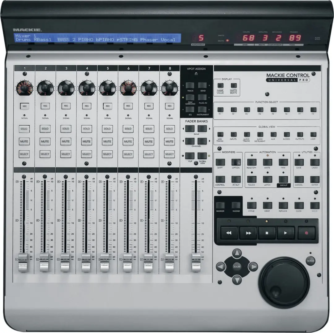Mackie MCU Pro 2034306-01 MIDI-controller - Zwart - afbeelding 3 van 5