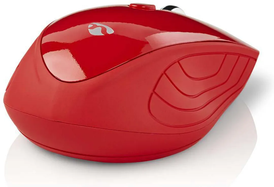 Nedis MSWS400RD Draadloze Muis - 3 Knoppen - Rood