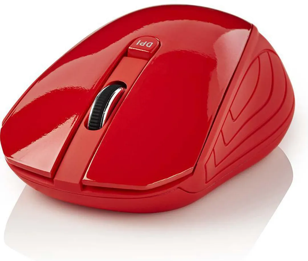 Nedis MSWS400RD Draadloze Muis - 3 Knoppen - Rood
