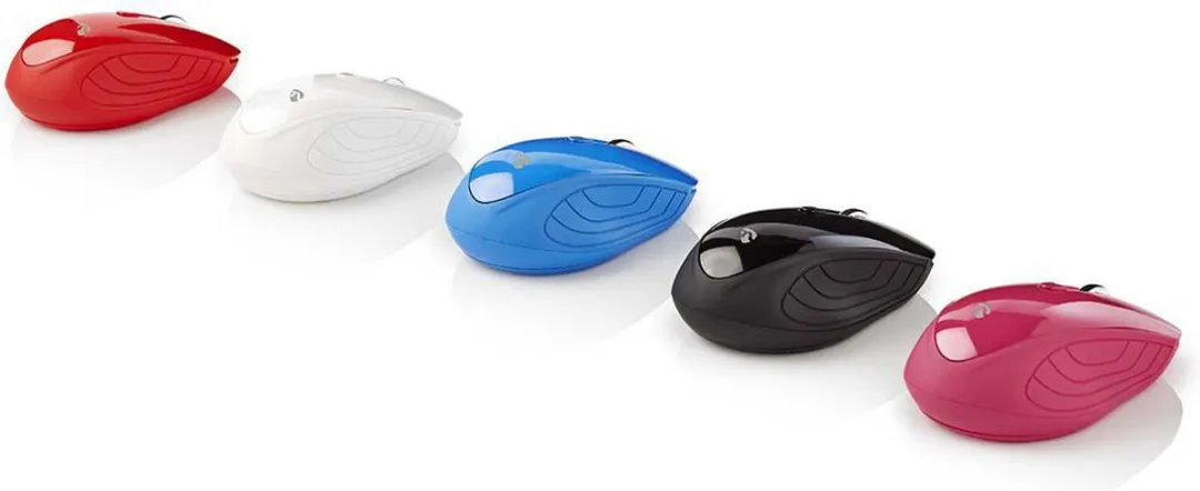 Nedis MSWS400RD Draadloze Muis - 3 Knoppen - Rood