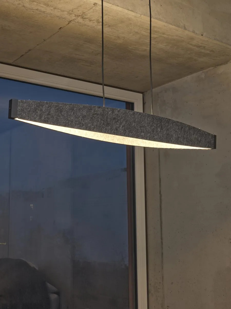 Osram Decor Flat Felt LED Hanglamp 23W - Donkergrijs - afbeelding 6 van 6