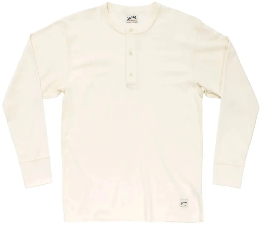 Devold Of Norway Archive Henly T-shirt Met Lange Mouwen Beige L