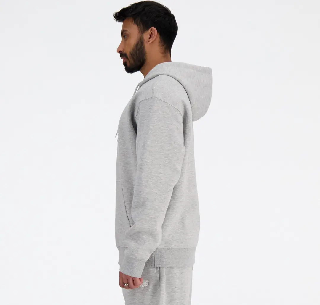 New Balance Sport Essentials Fleece Hoodie - Atletic Grey - afbeelding 3 van 5