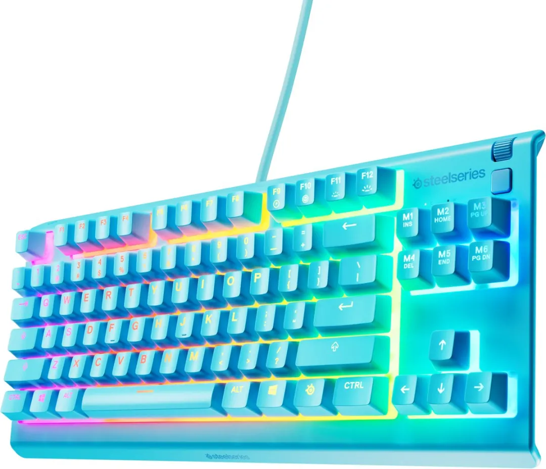 SteelSeries Apex 3 TKL 64933 Gaming Toetsenbord - Aqua