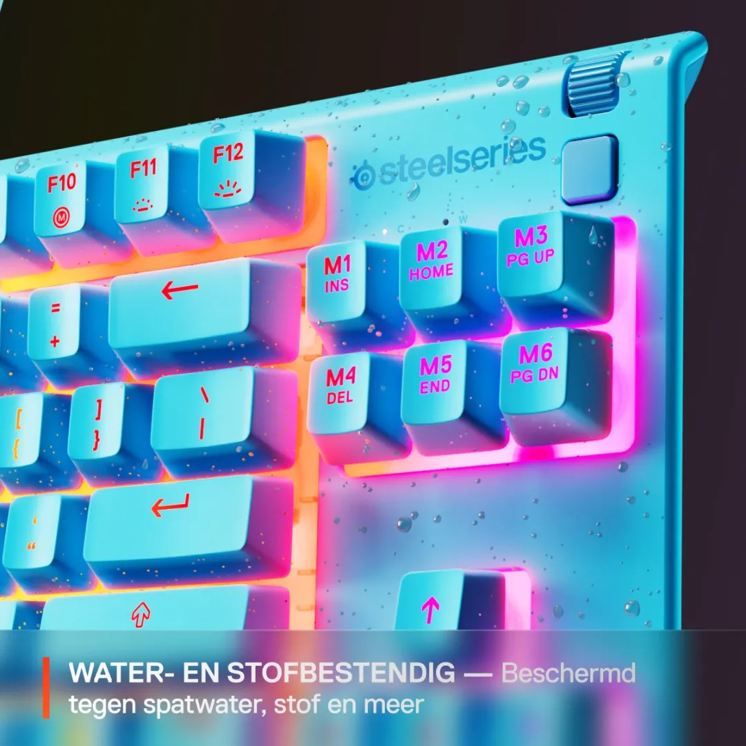 SteelSeries Apex 3 TKL 64933 Gaming Toetsenbord - Aqua