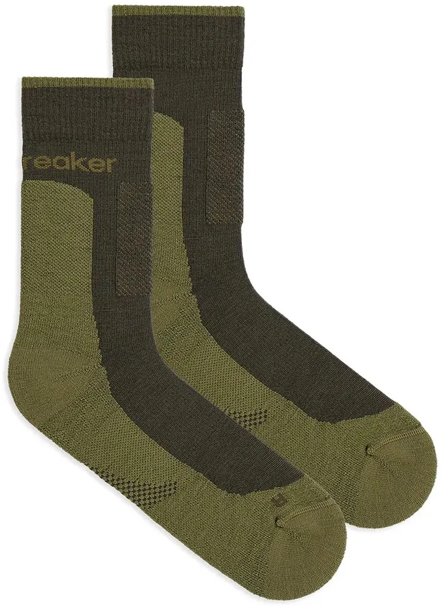 Icebreaker Hike+ Medium Crew Sokken Groen EU 42-44 Man