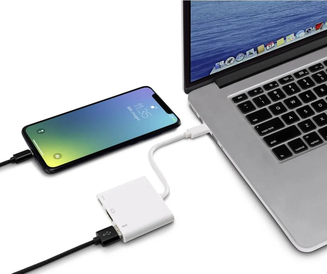 Renkforce RF-4366444 USB-C naar HDMI Adapter - USB 3.0 Wit