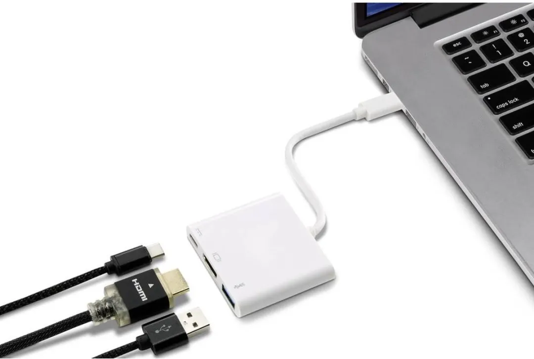 Renkforce RF-4366444 USB-C naar HDMI Adapter - USB 3.0 Wit - afbeelding 6 van 6