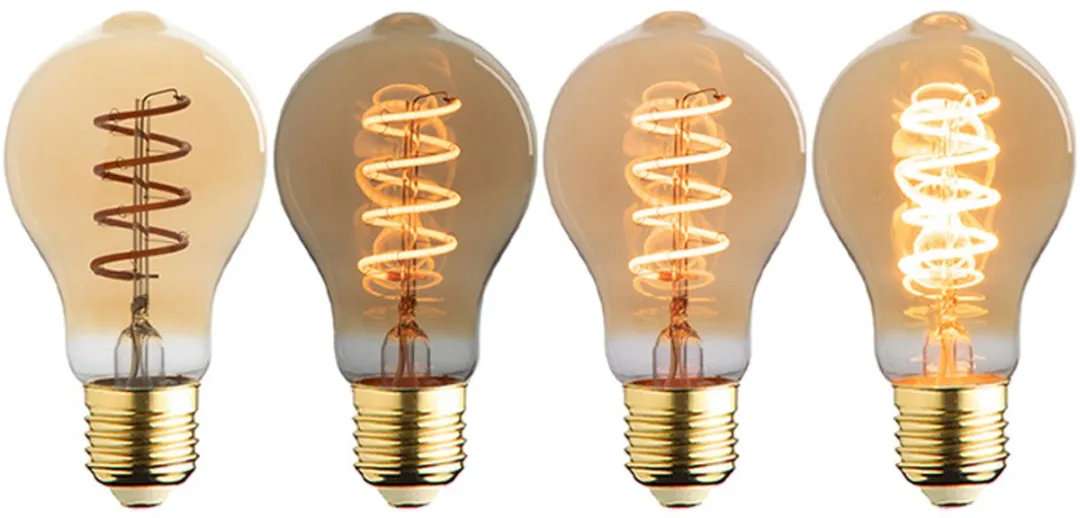 Lybardo - E27 LED Lamp - 10-pack - 3 staps Dimbaar - 3.5W - 2000K Extra Warmwit Licht