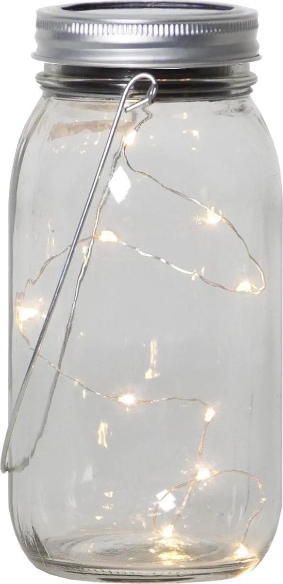 Star Trading Jamjar LED Solarglas