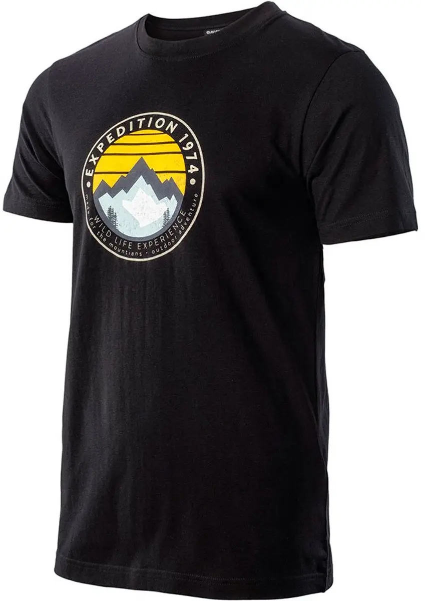 Hi-Tec Zergo Heren T-shirt - Zwart - L - afbeelding 5 van 6