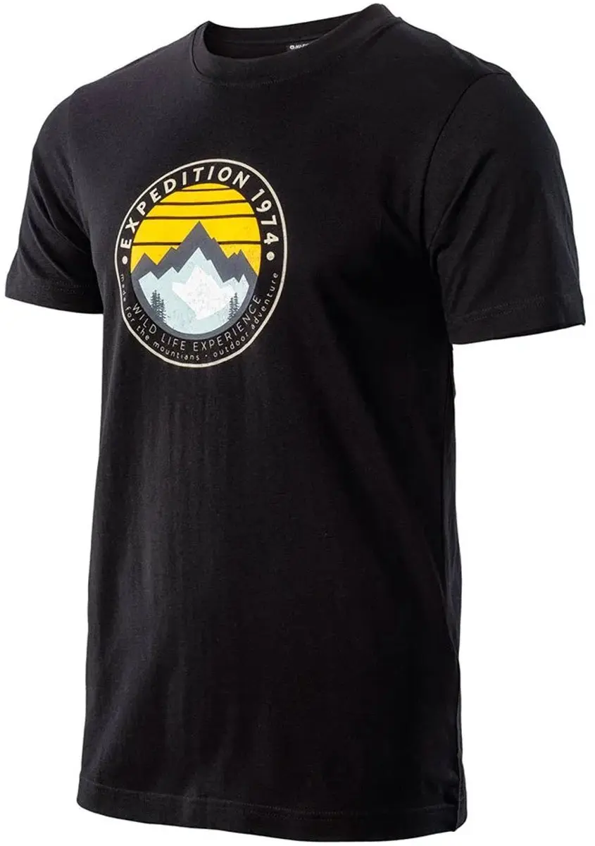 Hi-Tec Zergo Heren T-shirt - Zwart - L - afbeelding 6 van 6