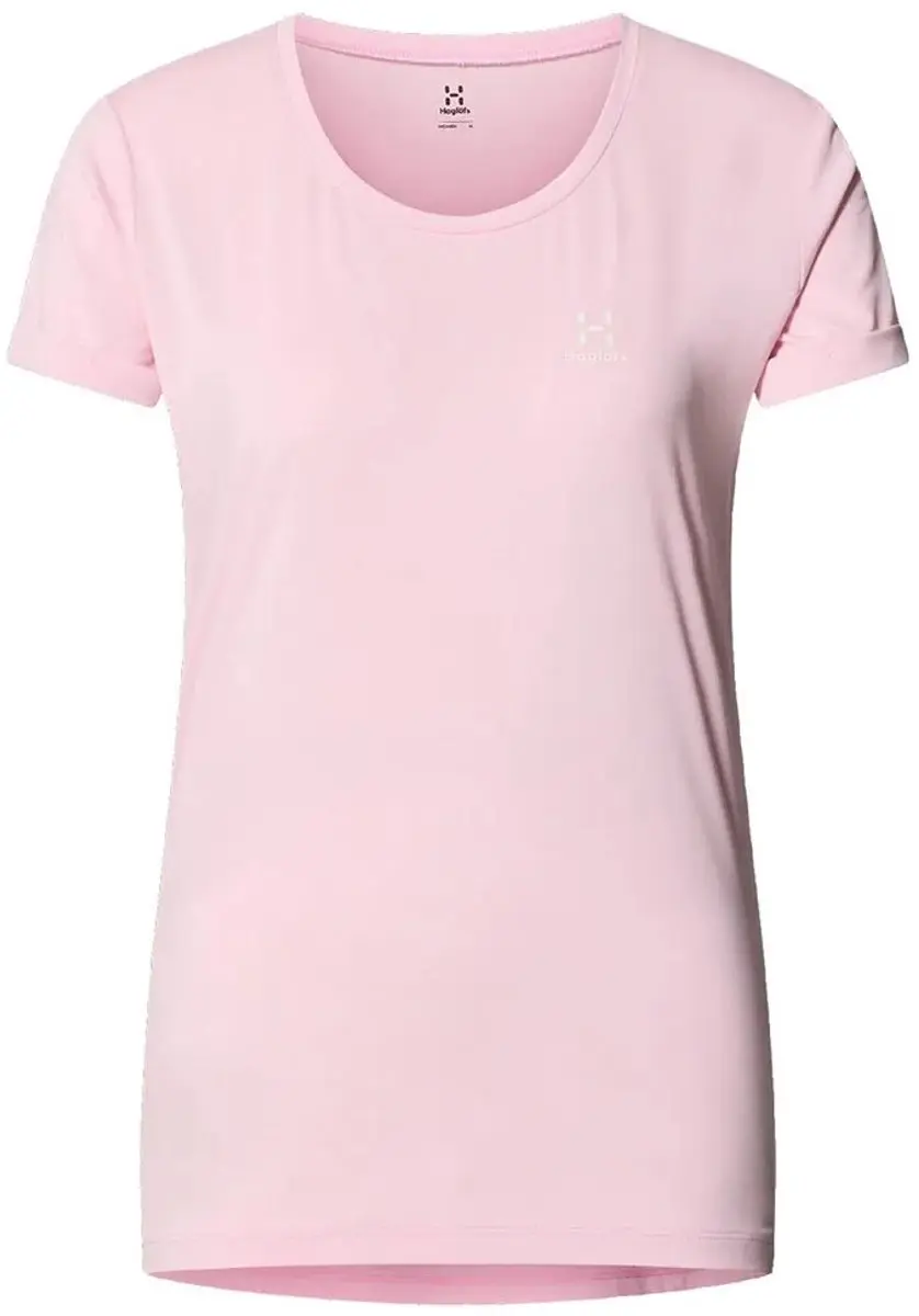 Haglöfs Ridge Hike Dames T-shirt - Fresh Pink - S