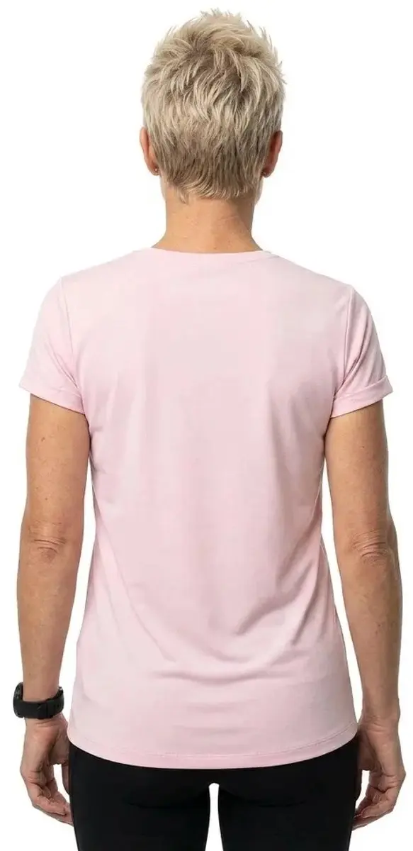Haglöfs Ridge Hike Dames T-shirt - Fresh Pink - S - afbeelding 4 van 4