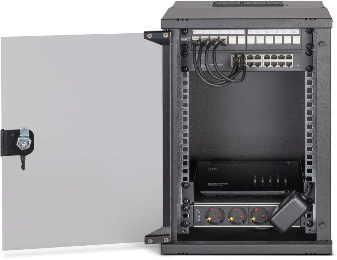Digitus DN-49103-SET Rack 9U Wandrek - Zwart