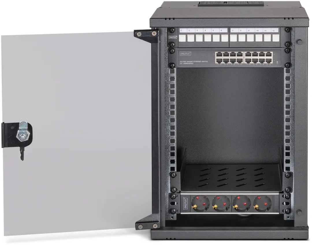 Digitus DN-49103-SET Rack 9U Wandrek - Zwart