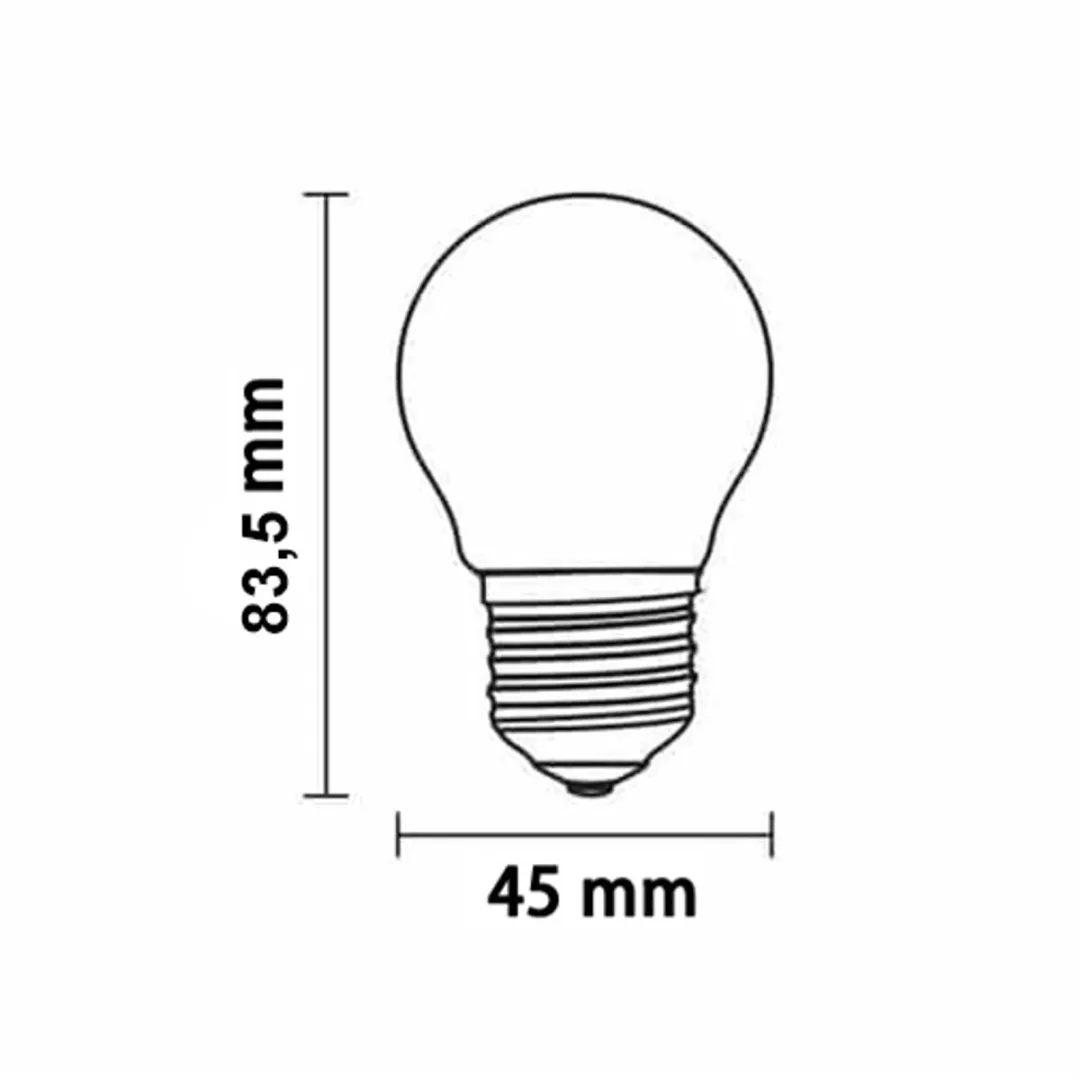 Lybardo E27 LED Lamp 10 Stuks - 1.6W 2700K Mat