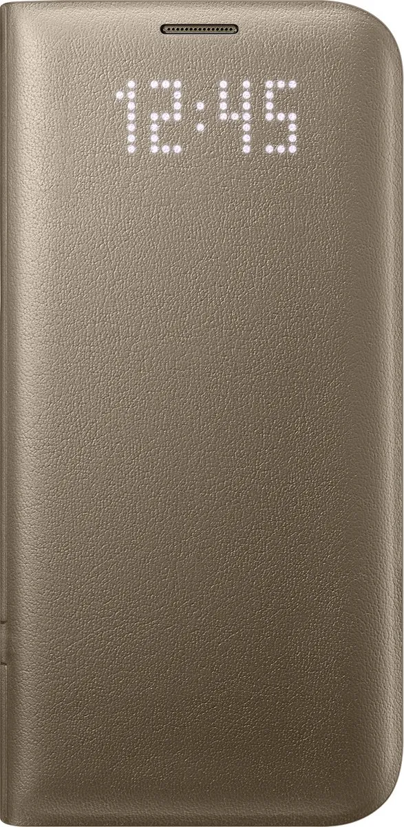 Samsung EF-NG935PFEGWW Flip Cover LED - Goud - afbeelding 2 van 6