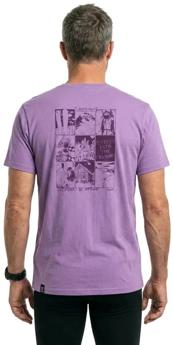 Haglöfs Outsiders Graphic T-shirt - Purple Ice - afbeelding 2 van 4