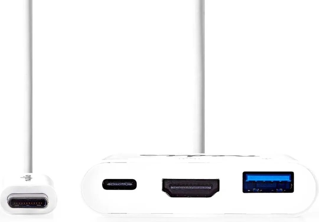 Nedis CCGB64765WT02 USB-C naar HDMI/USB-A Adapter