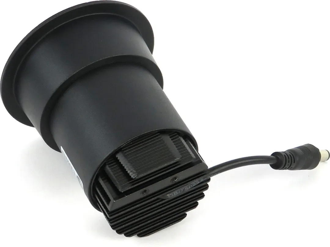 2X Zwarte LED Inbouwspot - 5W - 3000K Warm Wit - ⌀80mm - Anti glare - Hoogwaardig Aluminium - Energiezuinig & Duurzaam