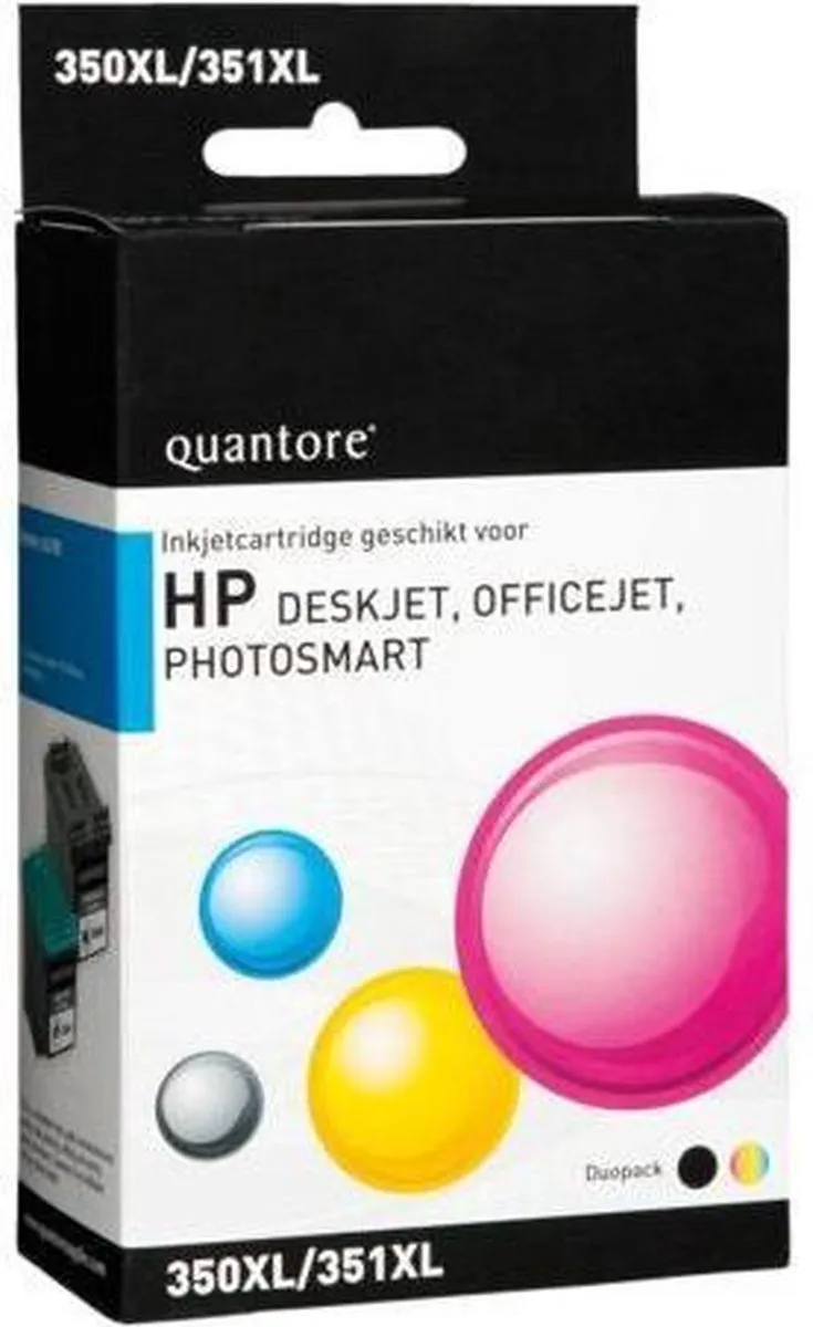 Quantore HP 350XL/351XL Inktcartridge