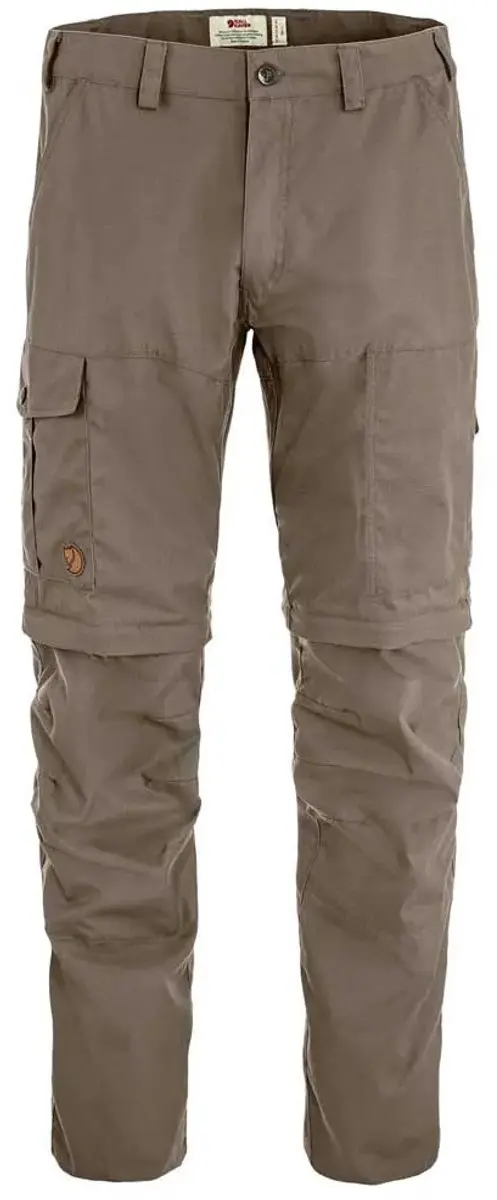 Broek Fjällräven Men Karl Pro Zip-off Trousers Suede Brown-Maat 48