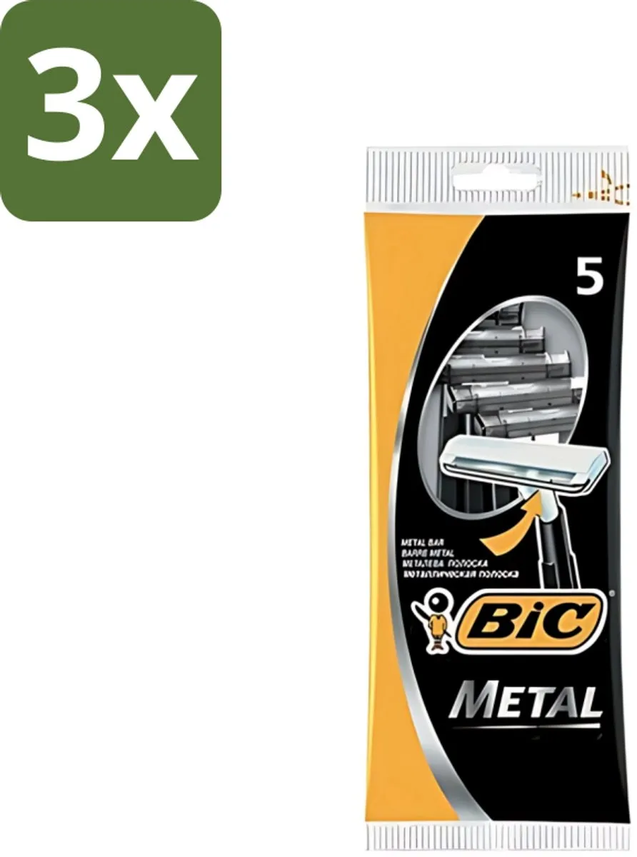 Bic Metaal Wegwerpmesjes 5 Stuks