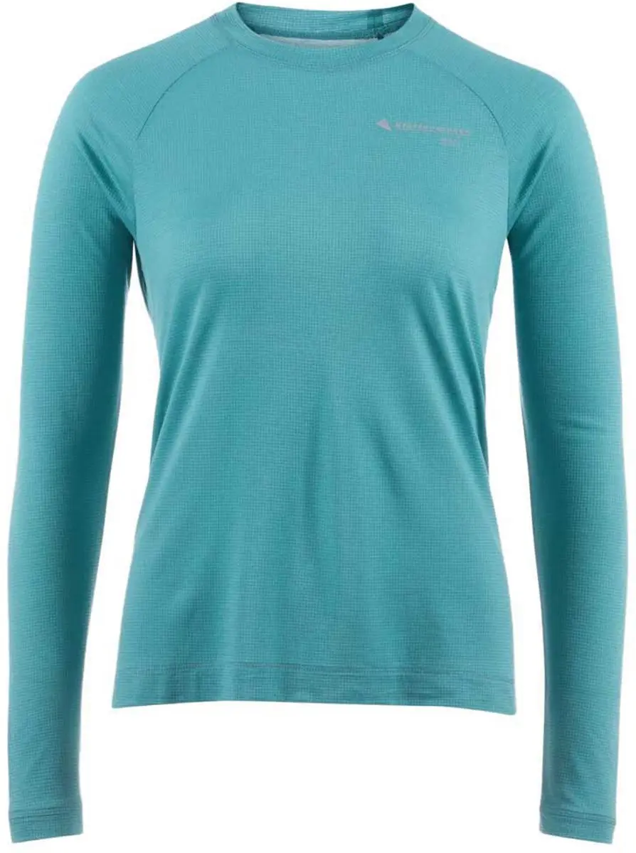 KlÄttermusen Groa T-shirt Met Lange Mouwen Blauw L Vrouw