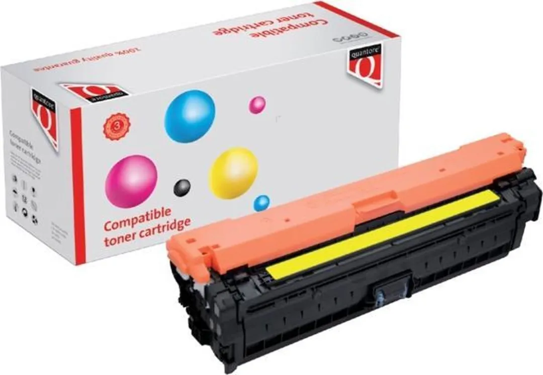 Quantore HP CE342A Tonercartridge Geel