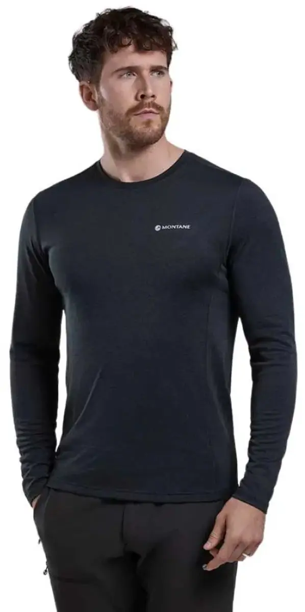 Montane Dart T-shirt Met Lange Mouwen Zwart L Man