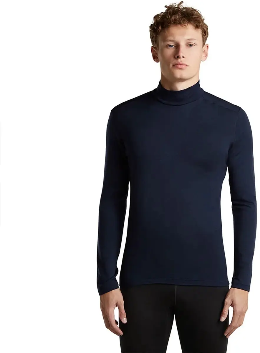 Icebreaker 260 Tech T-shirt Met Lange Mouwen Blauw L Man