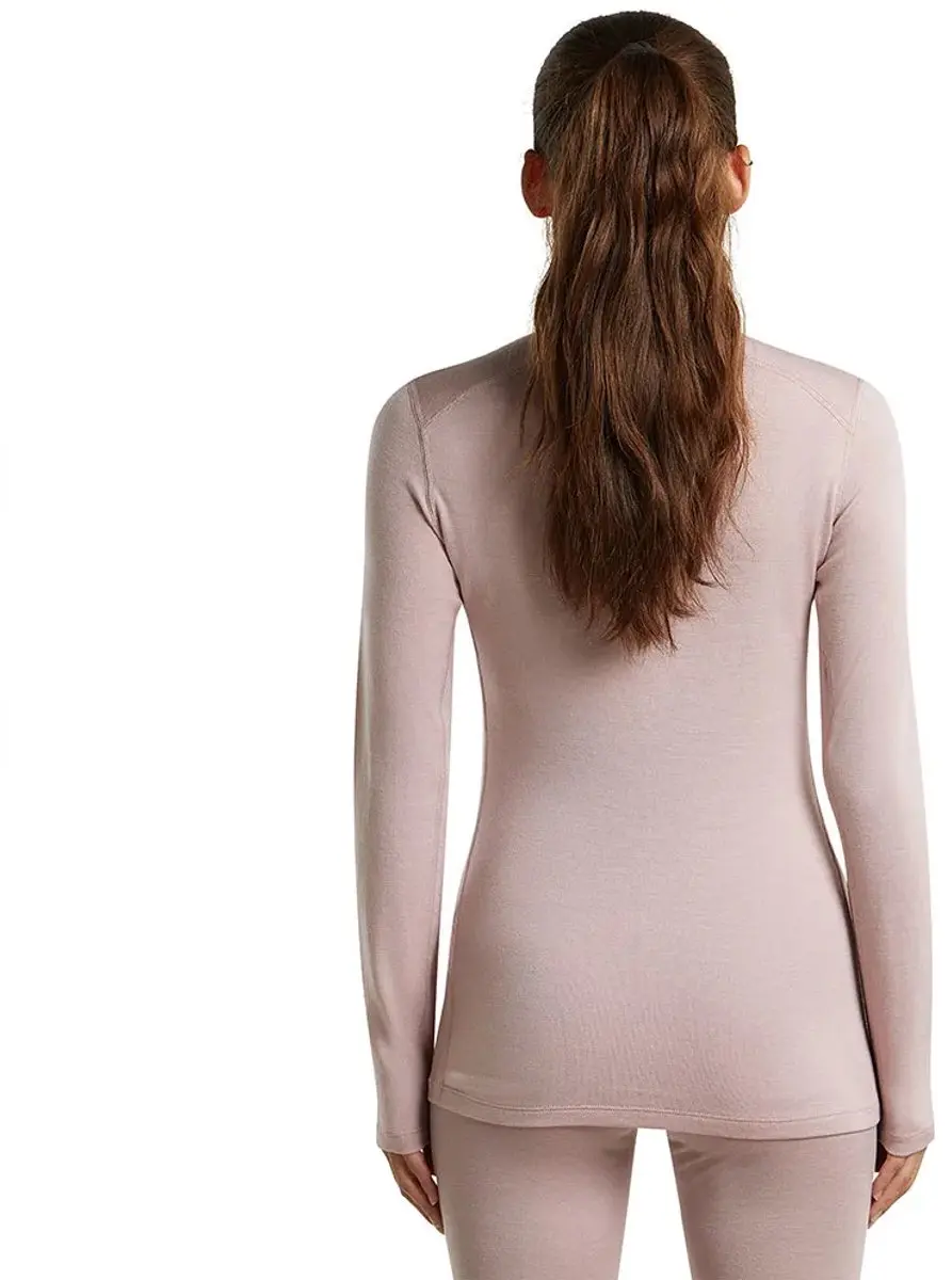 Icebreaker 260 Tech T-Shirt Met Lange Mouwen Dames - Roze - afbeelding 2 van 4