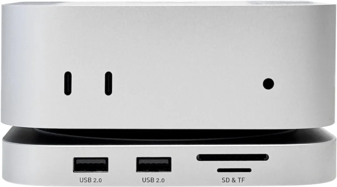 Macally MMINIDOCK-E Dockingstandaard Mac mini M4/M4 Pro - Zilver