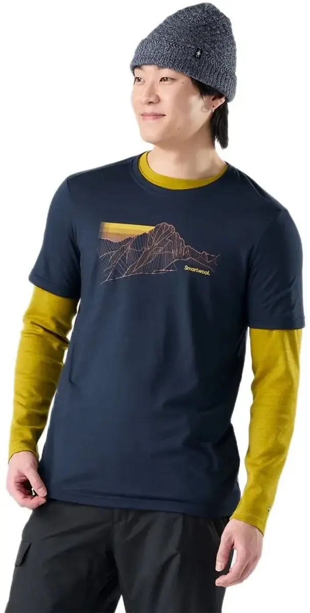 Smartwool Alpine Trace Active T-shirt Met Korte Mouwen Blauw M Man