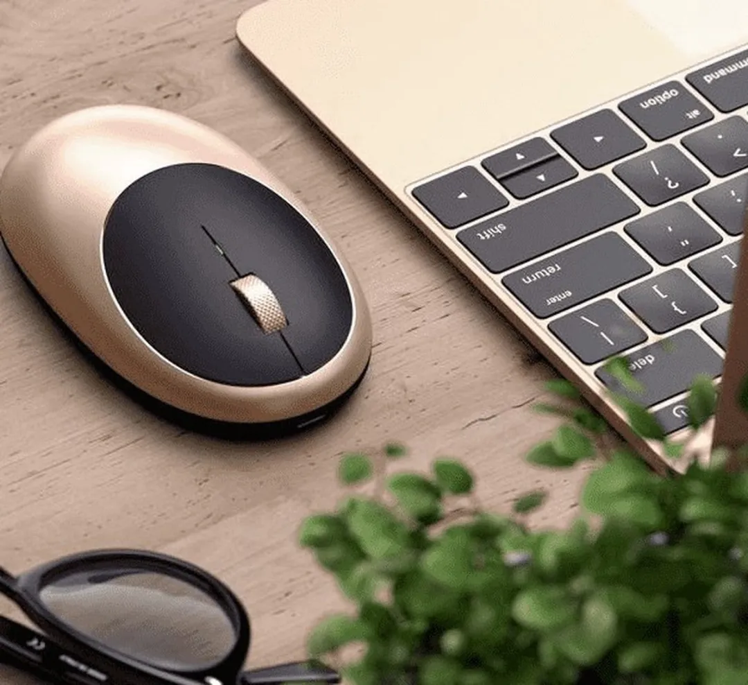 Satechi M1 Ambidextrous Bluetooth Muis - Goud - afbeelding 5 van 6
